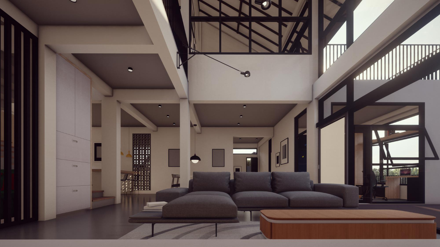 บ้านสไตล์ Loft